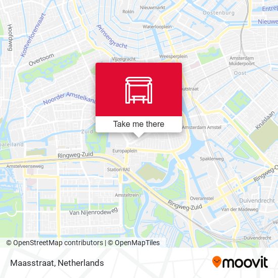 Maasstraat map