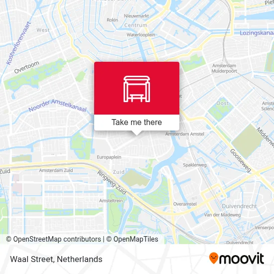 Waalstraat Karte