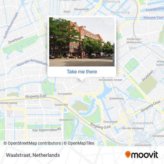 Waalstraat map