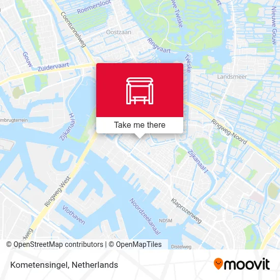 Kometensingel Karte