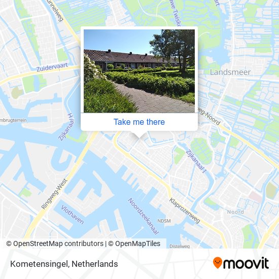 Kometensingel Karte