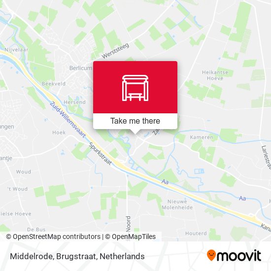 Middelrode, Brugstraat map