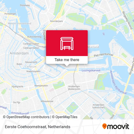 Eerste Coehoornstraat map