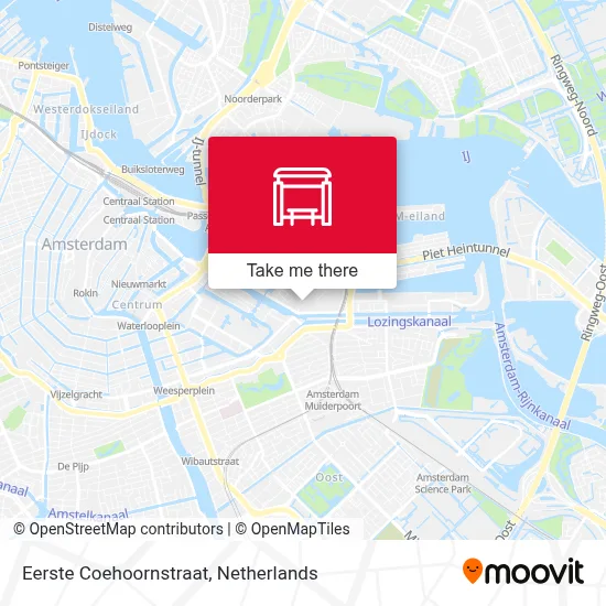Eerste Coehoornstraat map