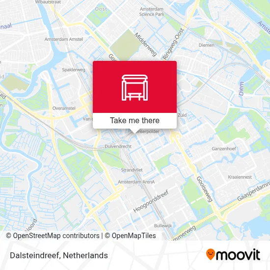 Dalsteindreef map