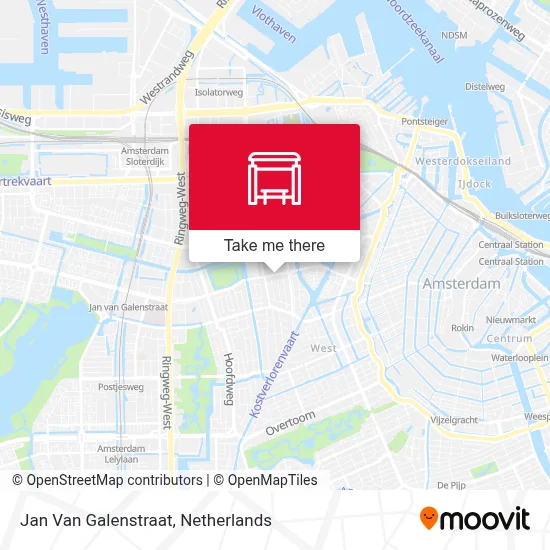 Jan Van Galenstraat map