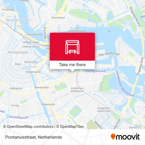 Pontanusstraat map