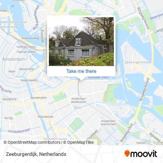 Zeeburgerdijk map