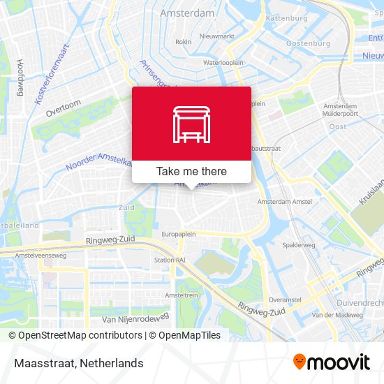 Maasstraat map