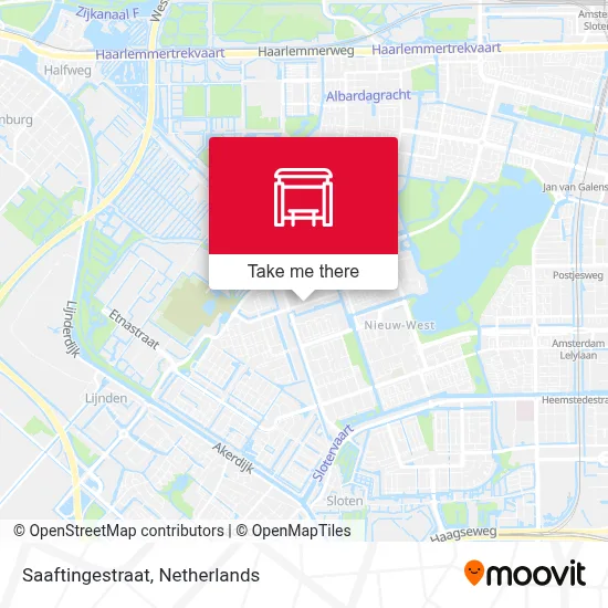 Saaftingestraat Karte