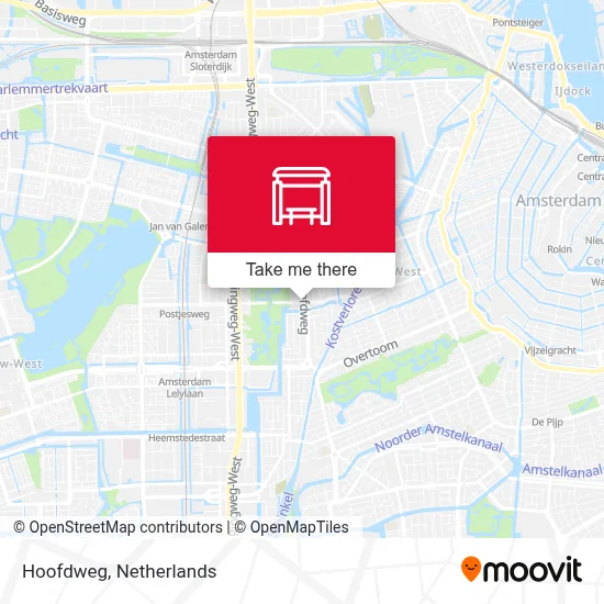 Hoofdweg Karte