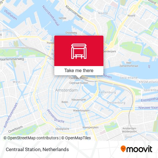 Centraal Station map