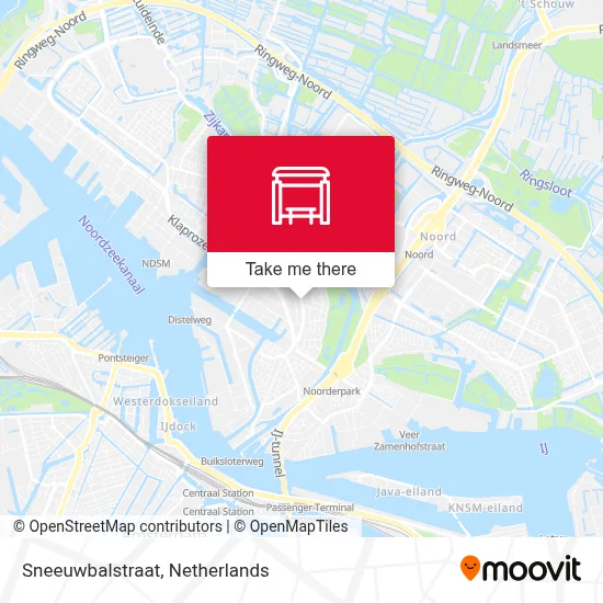 Sneeuwbalstraat map