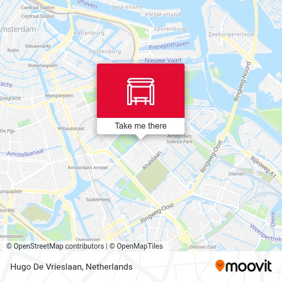 Hugo De Vrieslaan map