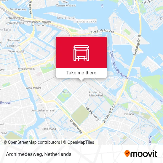 Archimedesweg Karte