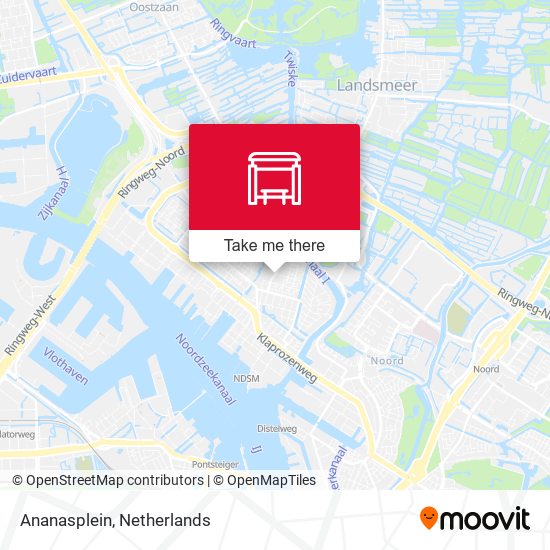 Ananasplein map