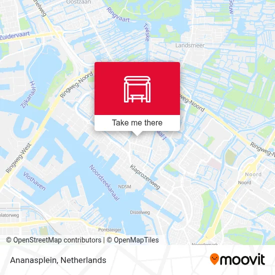 Ananasplein Karte