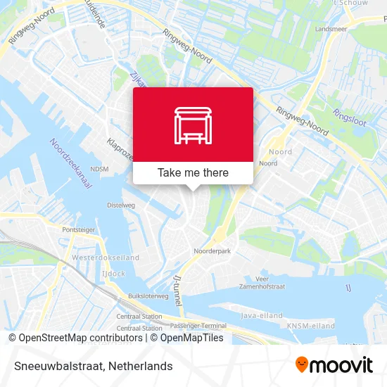 Sneeuwbalstraat map