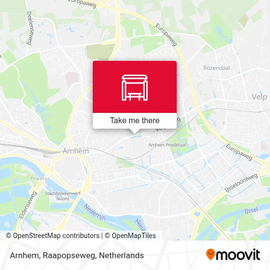 Arnhem, Raapopseweg Karte