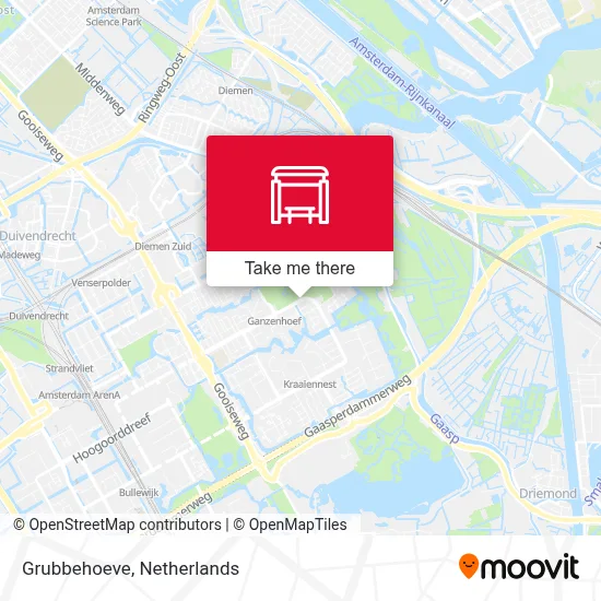 Grubbehoeve Karte