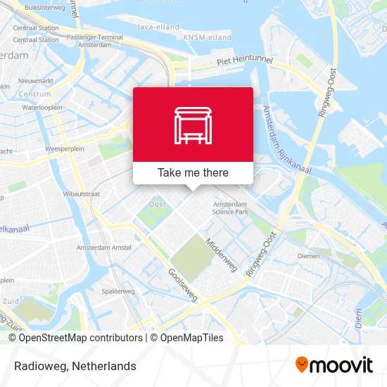 Radioweg Karte