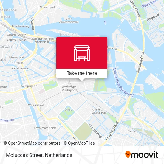 Molukkenstraat Karte