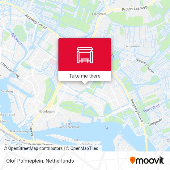 Olof Palmeplein Karte