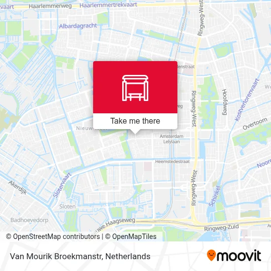 Van Mourik Broekmanstr map