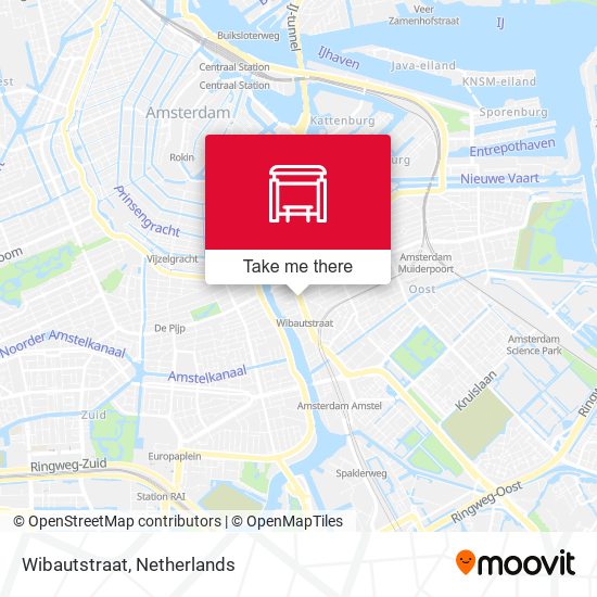 Wibautstraat map