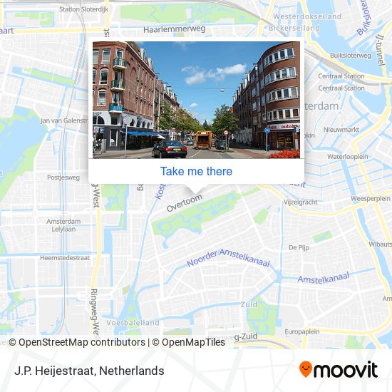 J.P. Heijestraat map