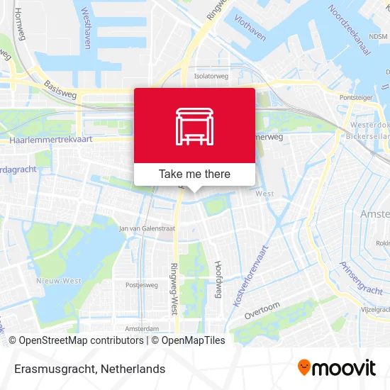 Erasmusgracht map