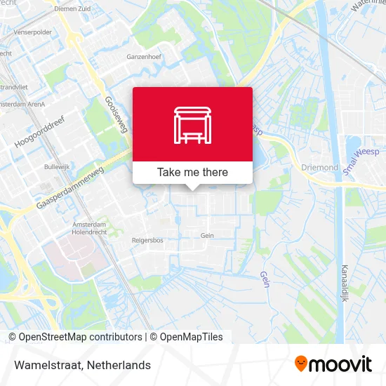 Wamelstraat Karte