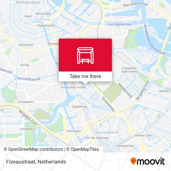 Fizeaustraat map