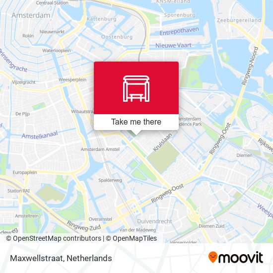 Maxwellstraat map