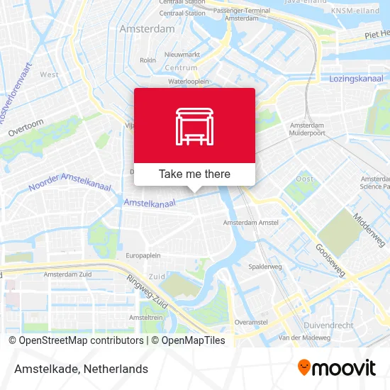 Amstelkade Karte