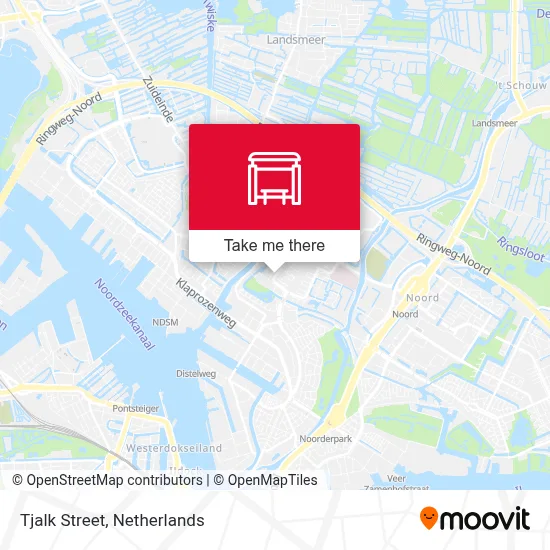 Tjalkstraat Karte