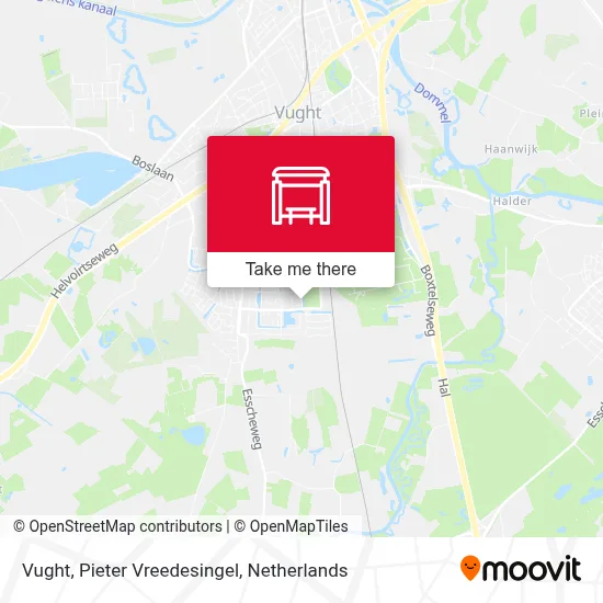 Vught, Pieter Vreedesingel map