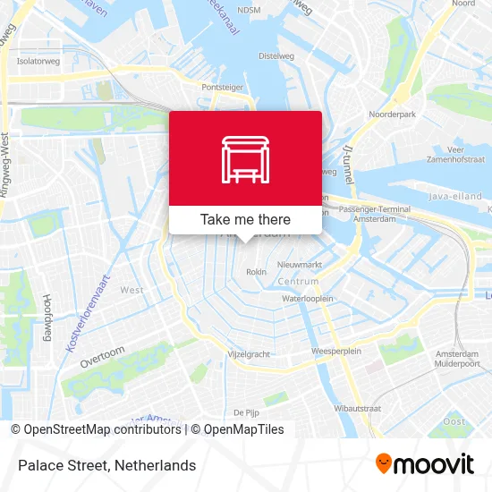 Paleisstraat map