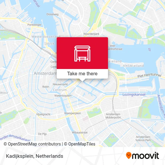 Kadijksplein map