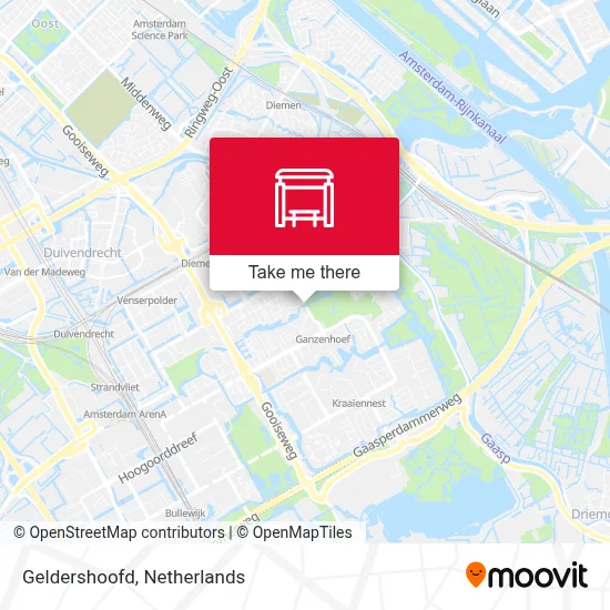 Geldershoofd map
