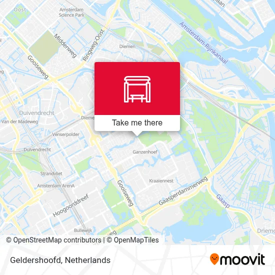 Geldershoofd map