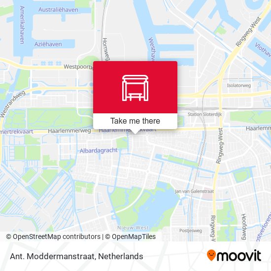 Ant. Moddermanstraat map