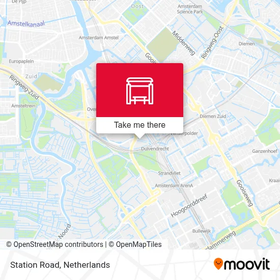 Stationsweg map