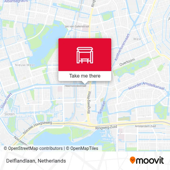 Delflandlaan map