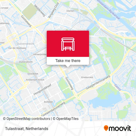 Tulastraat Karte