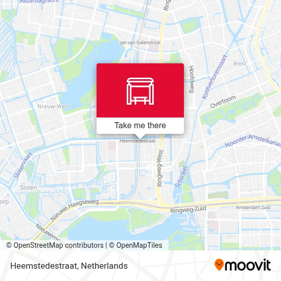 Heemstedestraat Karte