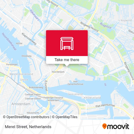 Merelstraat Karte