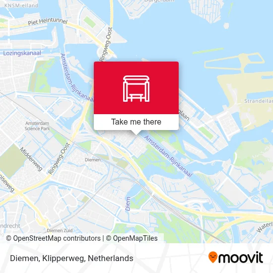 Diemen, Klipperweg map