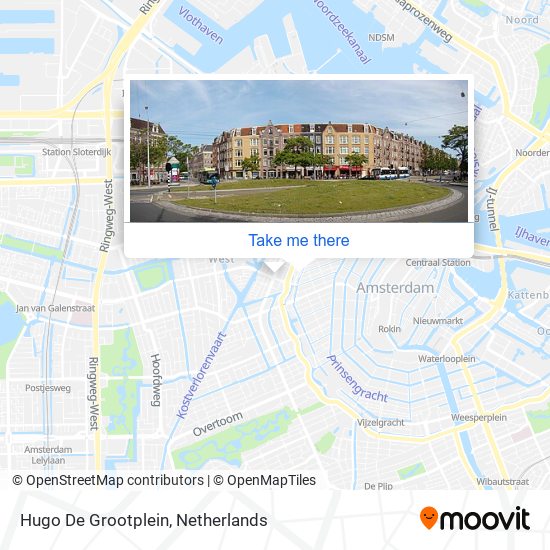 Hugo De Grootplein map