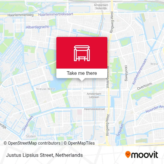 Justus Lipsiusstraat Karte